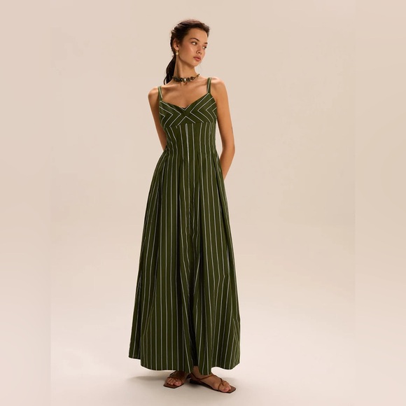 Commense Striped Maxi Dress - Picture 4 of 13